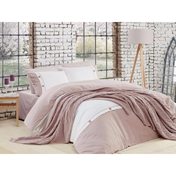 Памучно одеяло в комплект спално бельо – PUDRA